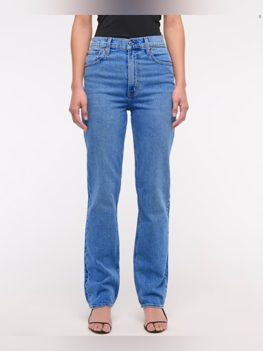 Abercrombie Ultra High Rise 90s Straight Jean size 28 denim class cotton